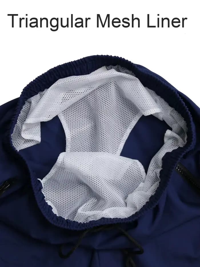 Short de bain couleur unie pour hommes