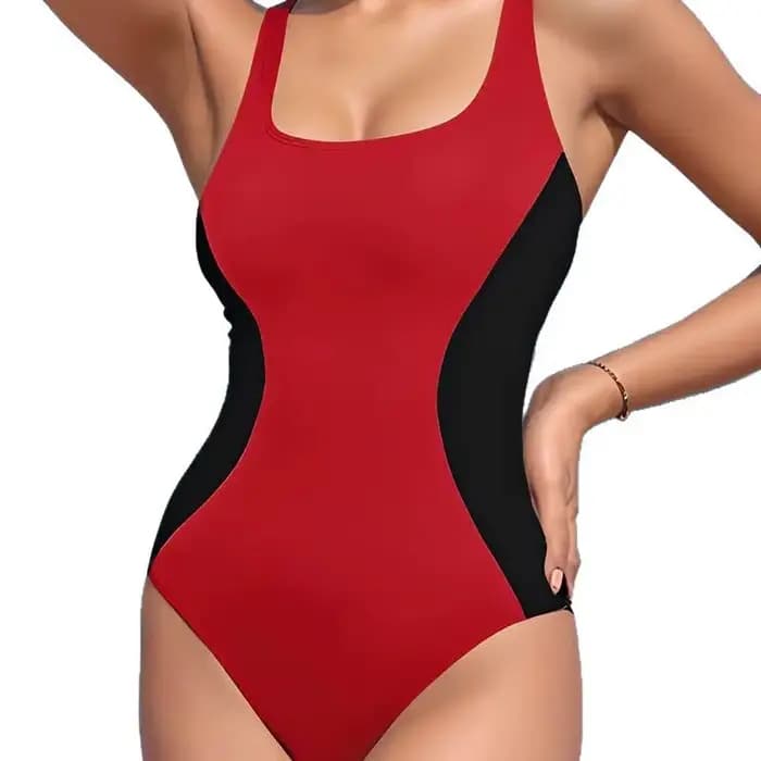 Maillot de bain une pièce Triangle conservateur pour femmes