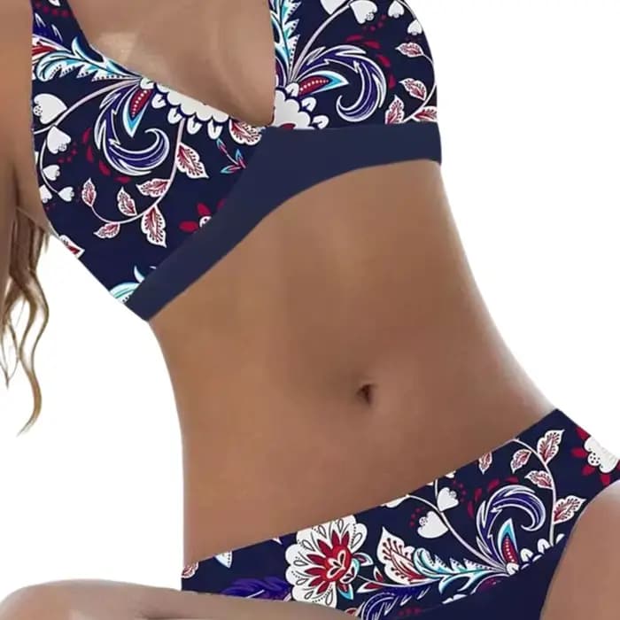 Maillot de bain deux pièces sportif à séchage rapide