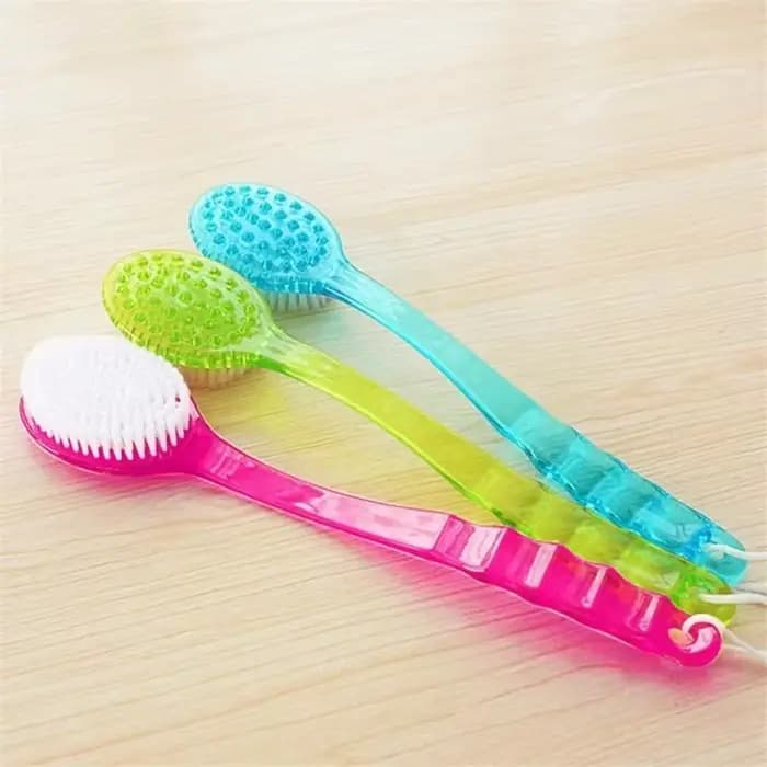 Brosse de bain avec poignée pour le dos et le corps