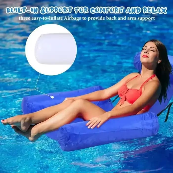 Nouveaux matelas gonflables accessoires de piscine d'eau hamac chaises longues flotteur de piscine jouets de Sports nautiques tapis flottant jouets de piscine