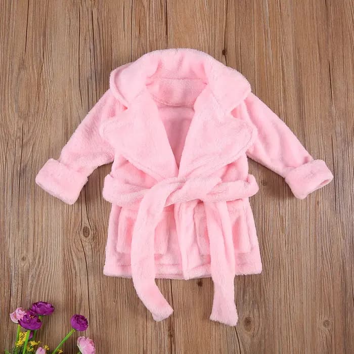 Peignoir à capuche à manches longues pour enfants, peignoir flou pour enfants, pyjama animal pour garçons et filles, robe de serviette de dessin animé pour enfants, automne, hiver, nouveau