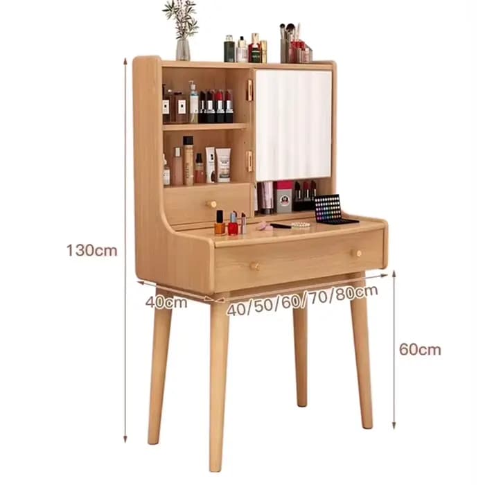 Tallboy large Table de vanité pour adulte rustique Simple classique Table de vanité coin Mini Commode Chambre À Coucher meubles de Chambre