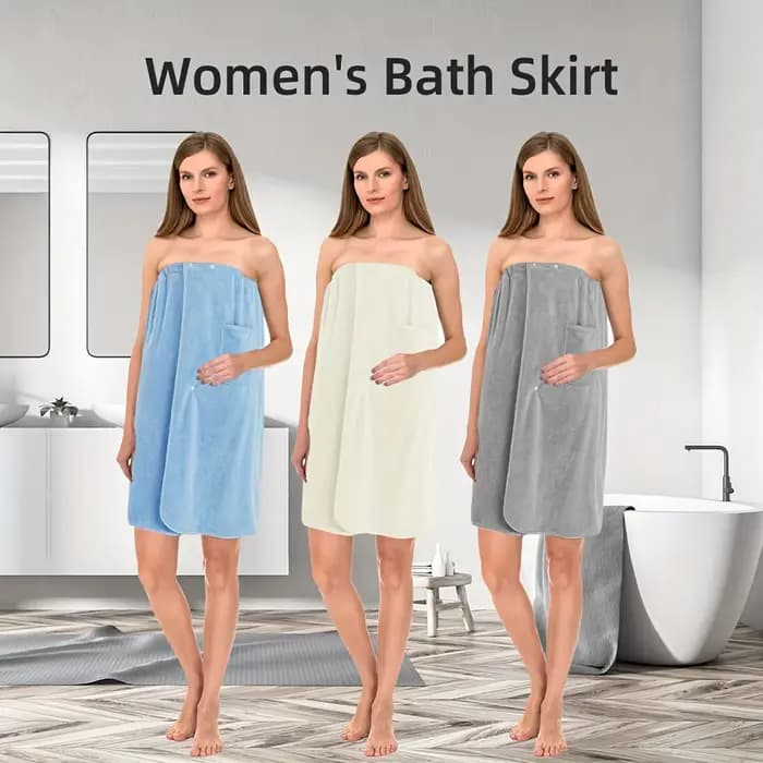 Jupe de bain douce avec bande élastique