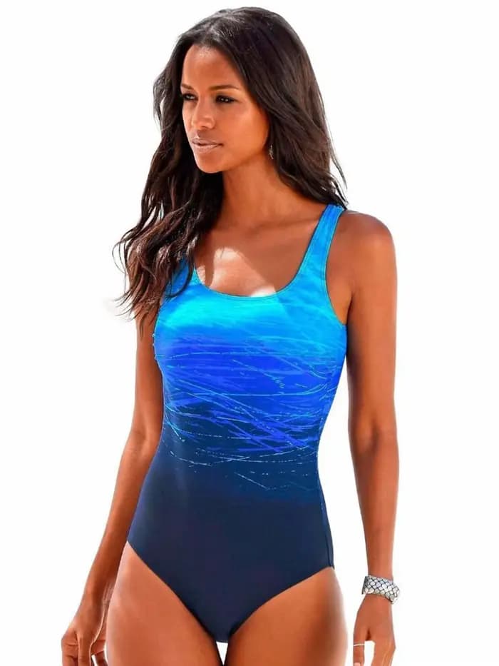 Maillot de bain une pièce imprimé Sport