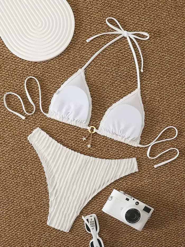 Bikinis sexy à volants 2026 Maillot de bain pour femmes Nouveau ensemble de bikini