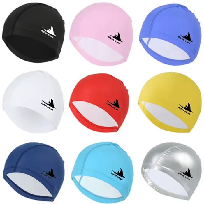 Bonnet de bain requin pour hommes et femmes, tissu imperméable, haute élasticité, Flexible, Durable, Protection des cheveux longs, chapeau de piscine