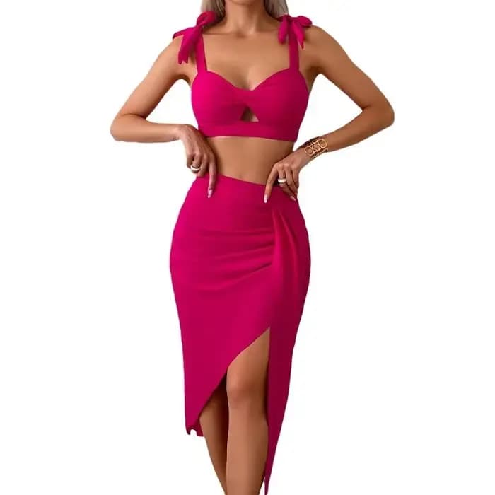 Offre spéciale de la saison nouveau maillot de bain en Nylon pour femmes ensemble trois pièces