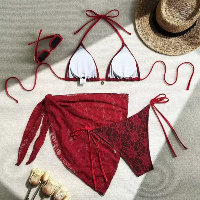 Maillot de bain en dentelle pour femmes