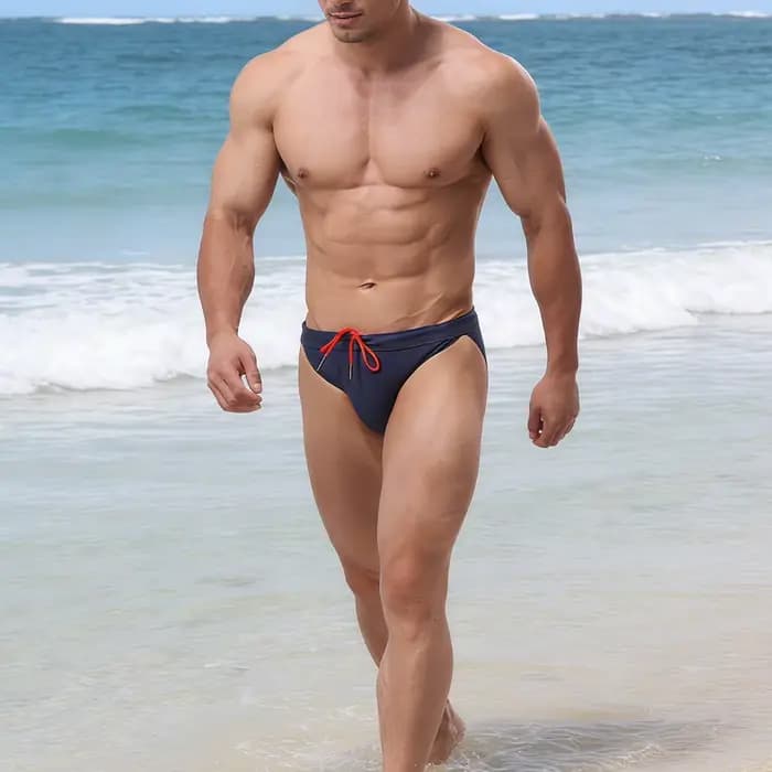 Maillot de bain sexy pour homme, slip de bain, maillot de bain d'été, short de piscine, tenue de plage, maillot de bain classique