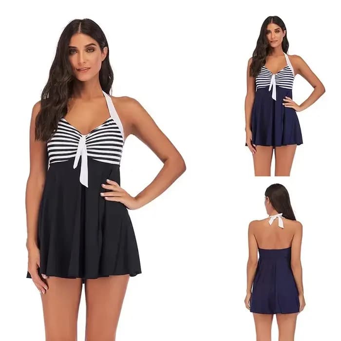 Grande taille Vintage maillot de bain deux pièces