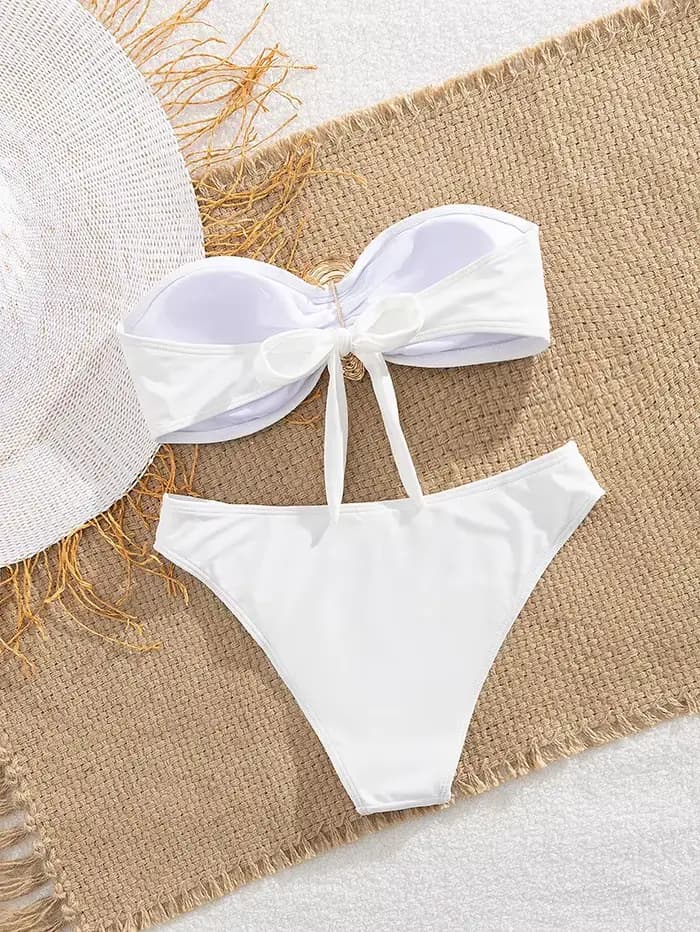 Seashell BanribBikini-Maillot de bain sexy pour femme, ensemble deux pièces, culotte tanga, style brésilien, vêtements de plage, 2025