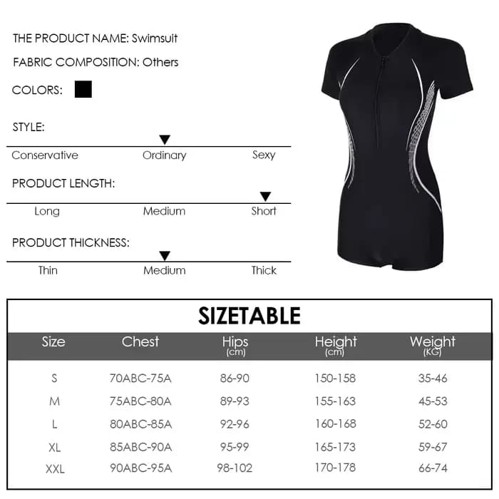 Maillot de bain une pièce pour femme