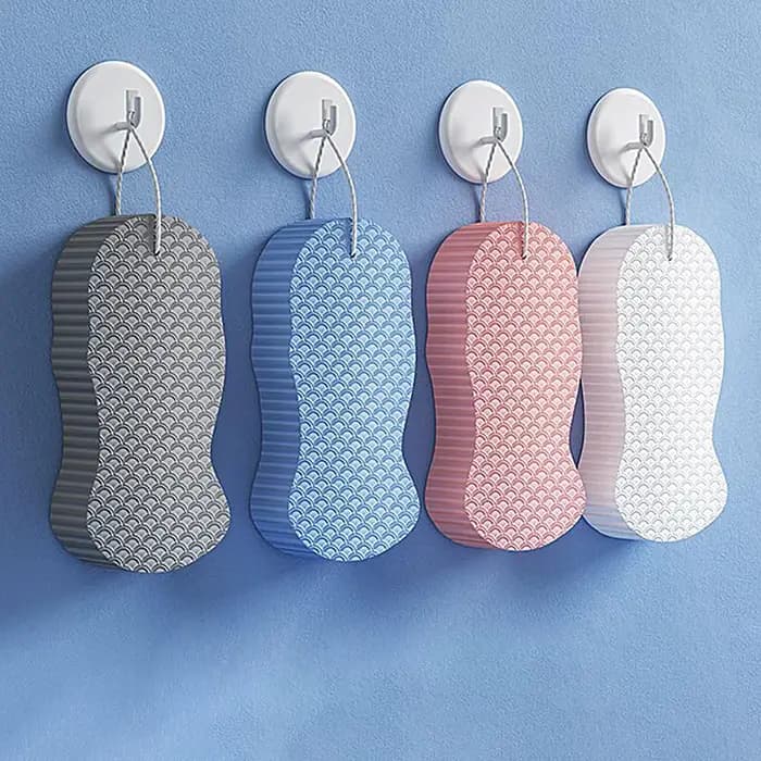 Éponge de bain douce et réutilisable pour la douche, adaptée aux enfants, femmes enceintes et adultes, pour la salle de bain et la baignoire
