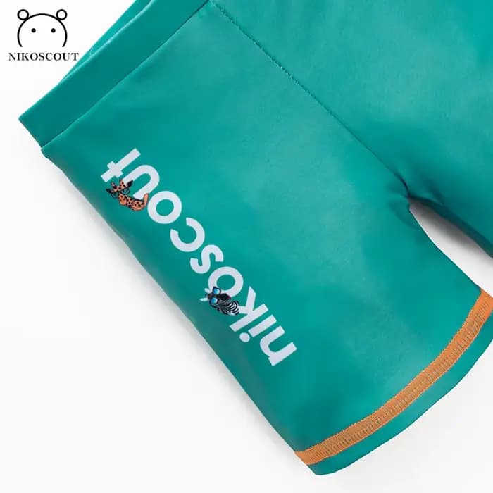 Bas de maillot de bain pour enfants bébé Orange garçon 10 ans printemps chaud à manches longues protection solaire fendue séchage rapide maillot de bain pour enfants moyens et grands