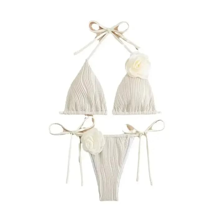 Sexy Rose fleur Bikini maillots de bain