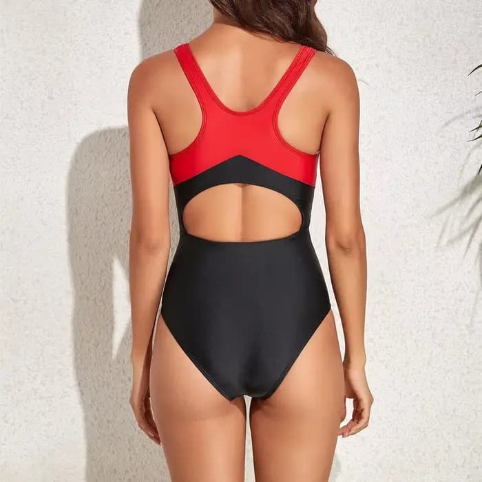 Maillot de bain une pièce pour femme, sexy, push-up, batterie, course, sport, Mayo, été, natation, média, 2022