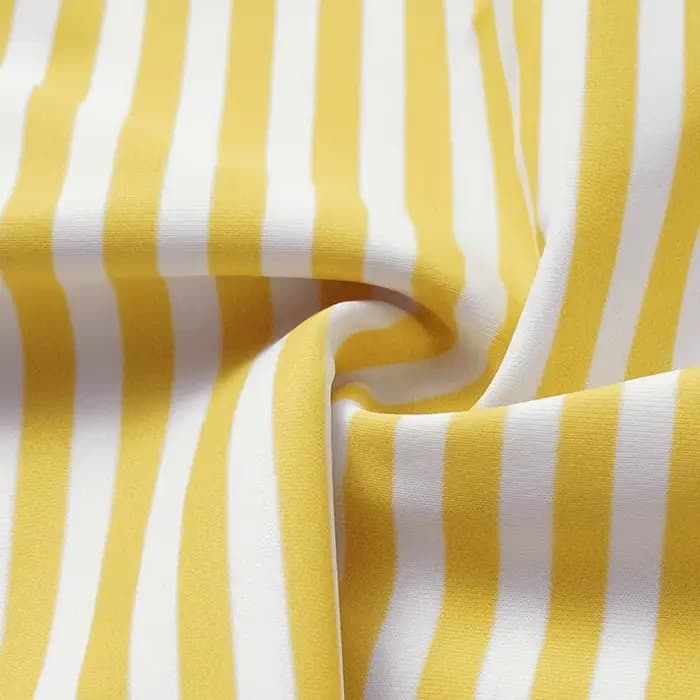 Sexy une pièce maillot de bain femmes rayé à volants maillots