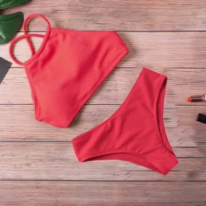 Bikini 2023 Sexy maillot de bain pour femme femmes côtelé