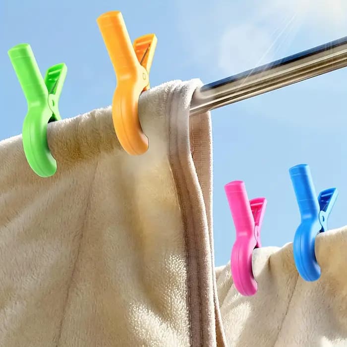 4/8 pièces pinces à serviettes de plage pour chaises de plage, pinces porte-serviettes pour chaise piscine sur croisière, épingles à vêtements robustes, Clips solides