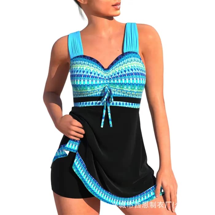 Offre spéciale de la saison nouveau maillot de bain Bikini dos nu Sexy femmes pantalons courts à séchage rapide jupe séparée Style maillot de bain de M