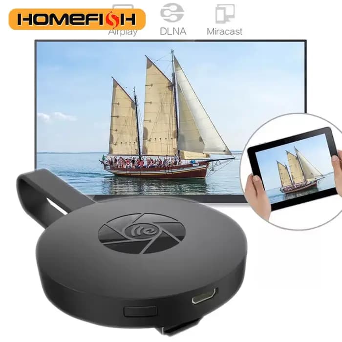 Projection HD sans fil multi-appareils : téléphone mobile connecté à la télévision, projection HD 1080P, ordinateur, iPad, projecteur d'écran en direct Wi-Fi