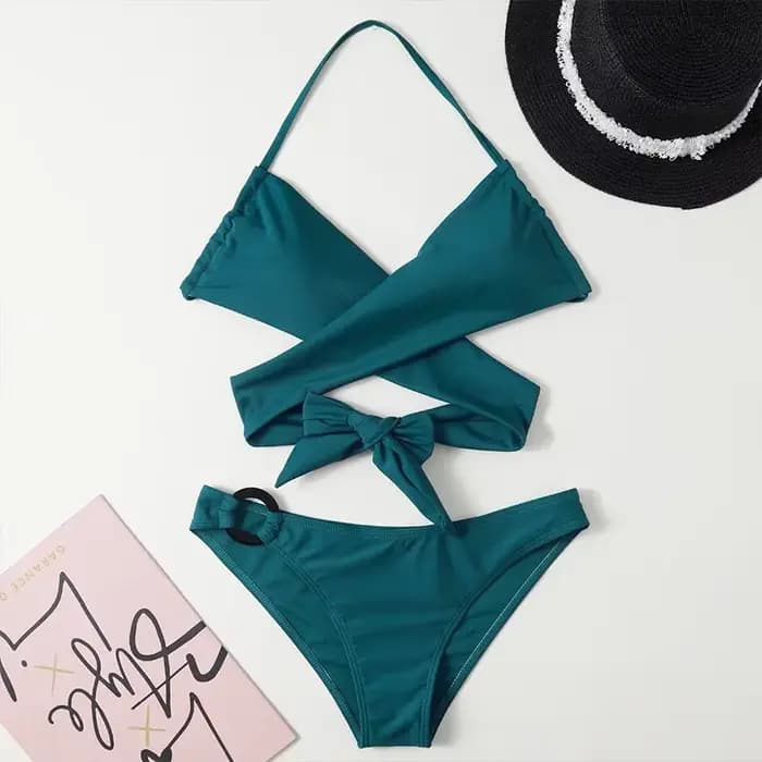 Maillot de bain deux pièces noir