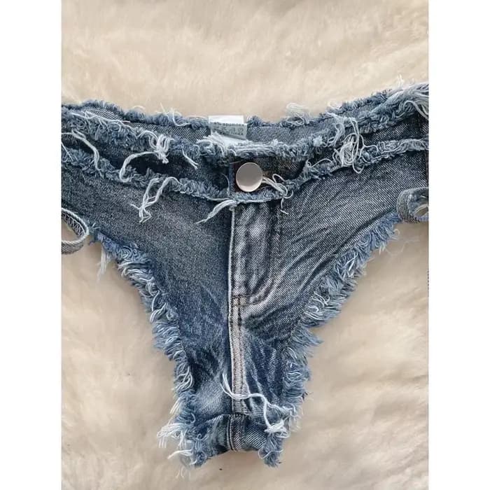 OIINAA maillot de bain femmes Sexy Denim costumes Bikini ensemble à lacets cordon maillots de bain 2025 solide été Vintage deux pièces maillots de bain
