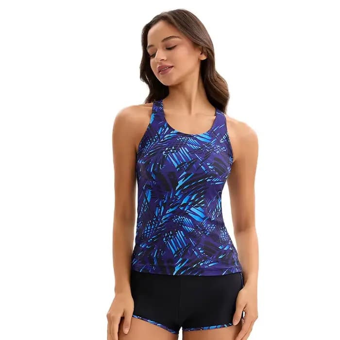 Maillots de bain tankini deux pièces pour femmes