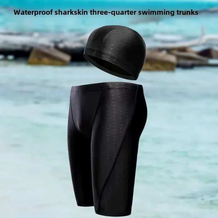 Pantalon de natation imperméable en peau de requin pour hommes