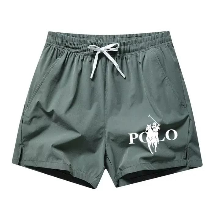 Shorts de plage en soie glacée à séchage rapide pour homme, coupe ajustée, pour la course, la natation, le fitness, respirants, été 2026