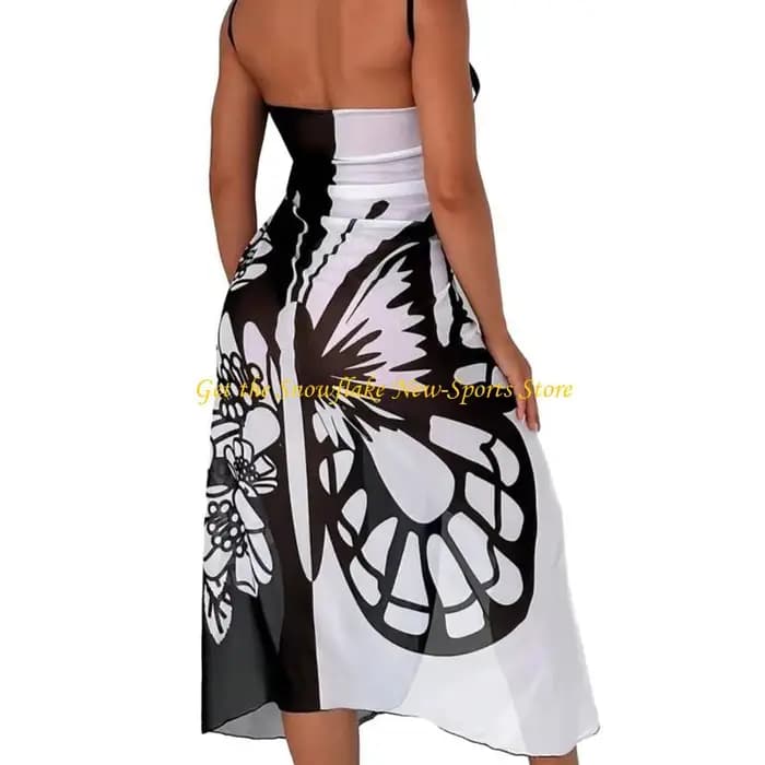 E56d Womens Beach Sarongs couverture transparente