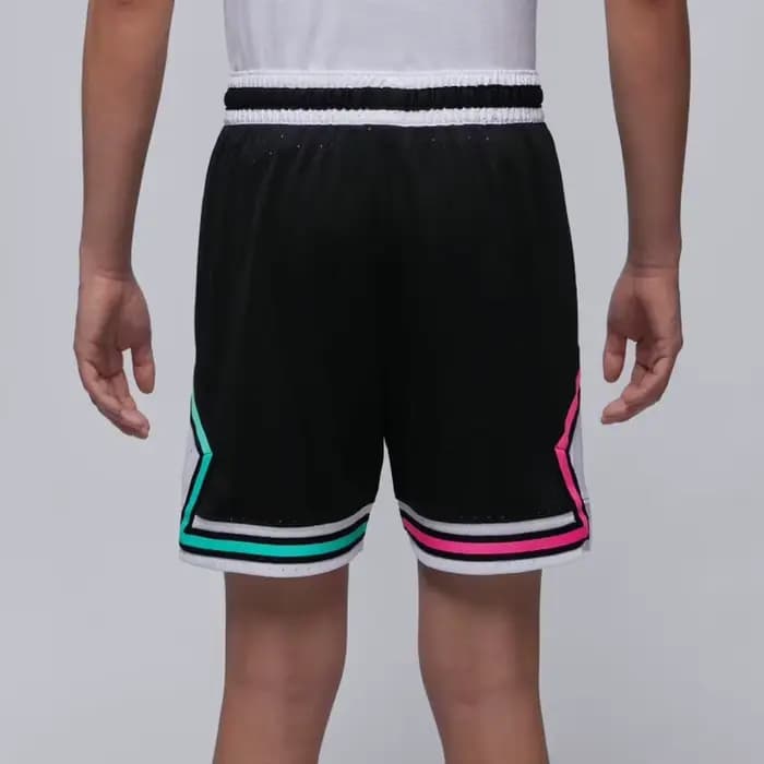 Jordan Short de sport décontracté à séchage rapide avec cordon de serrage à la taille élastique pour homme, noir HF6592-010