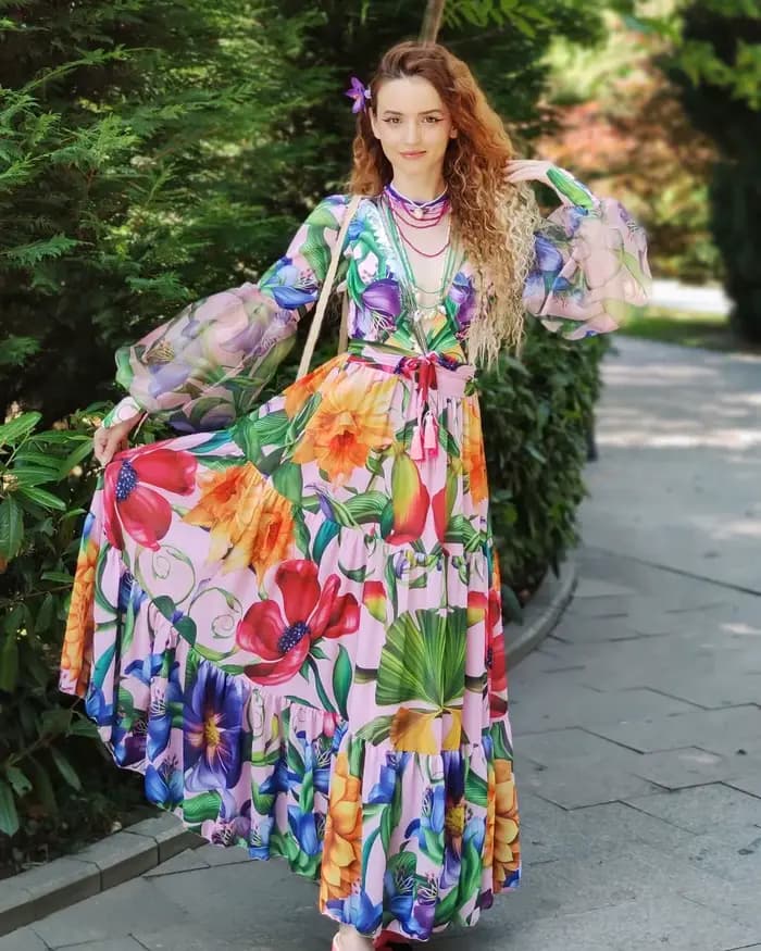 Maillot de bain une pièce imprimé floral