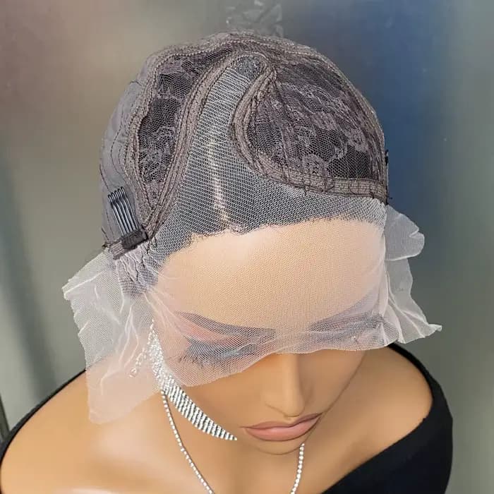 Perruque courte bouclée en cheveux humains, coupe pixie, partie en T, 13x4x1, perruque en dentelle pour femmes, cheveux humains