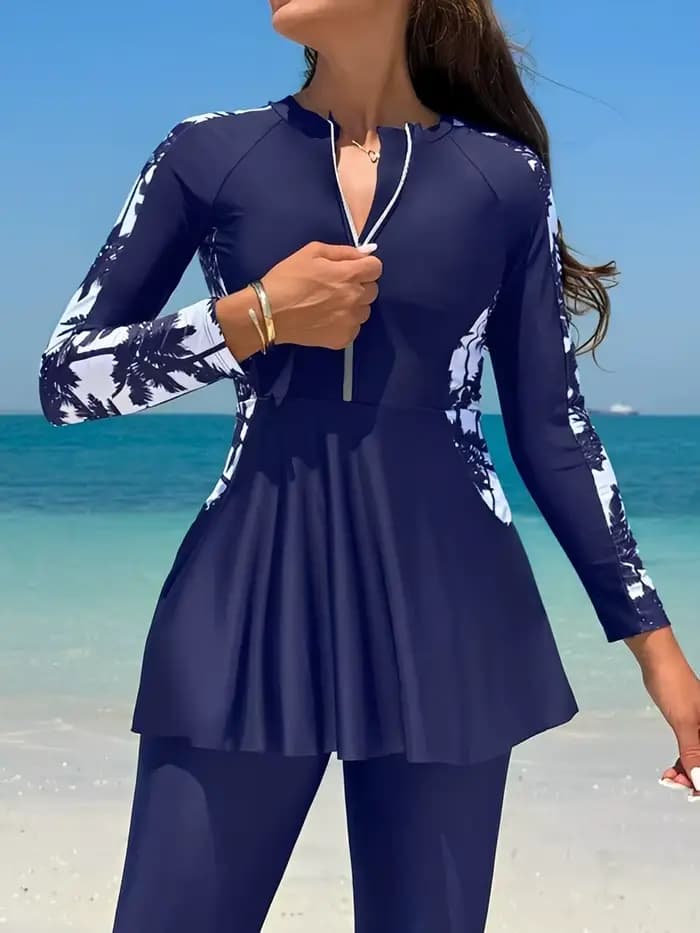 Maillot de bain à manches longues pour femme 2026