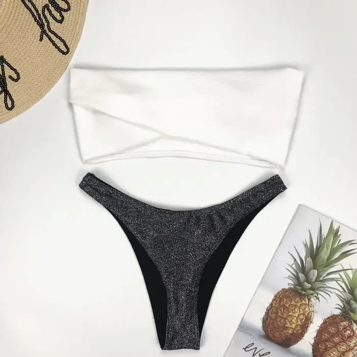 Maillot de bain sexy pour femmes, bikini, ensemble deux pièces, flash, taille basse, vêtements de plage d'été, nouvelle collection 2023