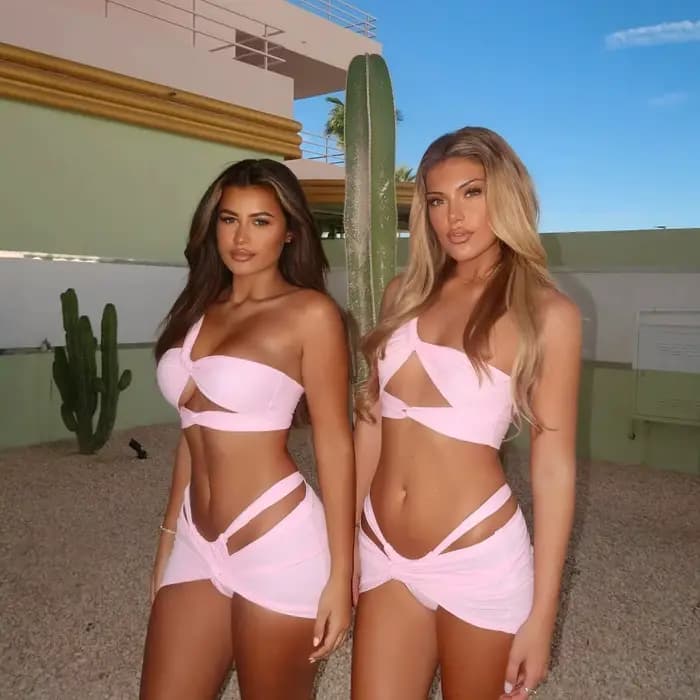 3 pièces solide Bikini maillot de bain avec jupe de plage maillots de bain maillots de bain Sarongs maillots de bain Biquini