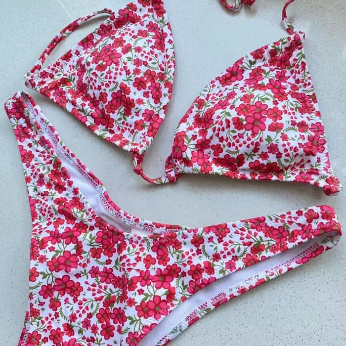 Maillot de bain coupe triangle fendu, maillot de bain 600, bikini, nouveau, 2022