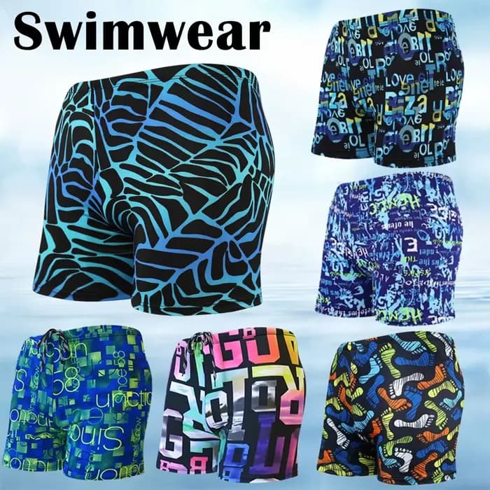 Slip de bain pour adultes, imprimé multicolore, respirant, pour hommes, maillot de bain d'été, séchage rapide, short de plage, trempage, printemps chaud