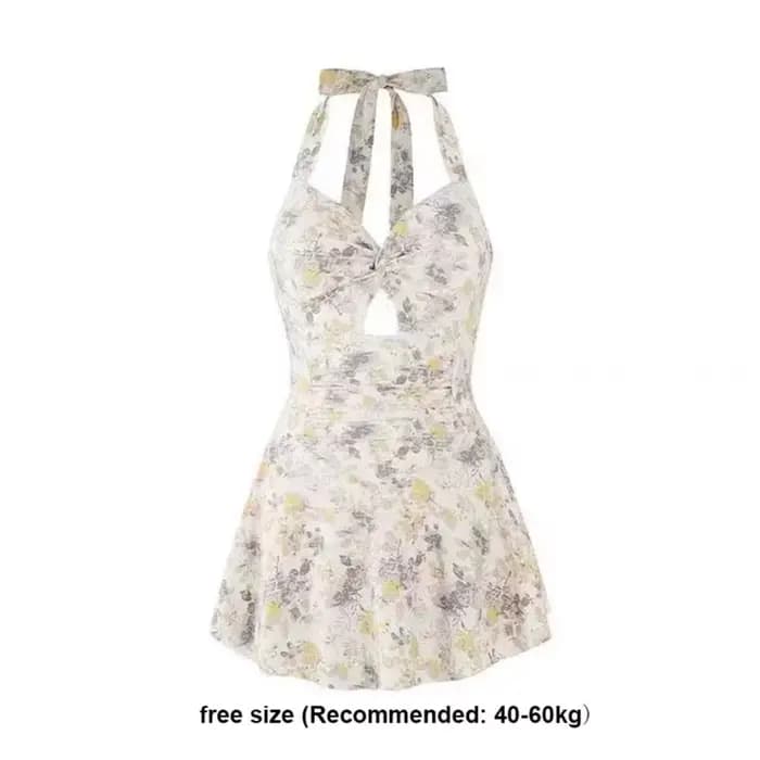 Jupe de bain taille haute pour femme