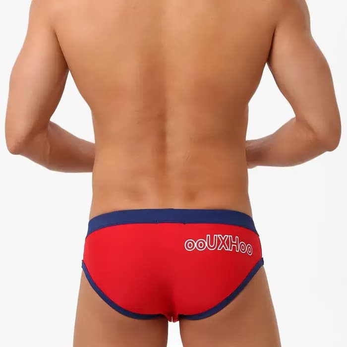 Maillot de bain pour hommes, culotte de plage, Sexy, respirant, culotte hi-q, Boxer, costume de bain, short de plage assorti, sunga