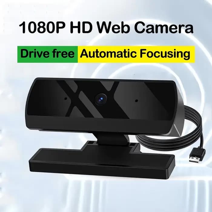 Caméra Web HD 1080P caméra Web USB avec Microphone caméra Autofocus PC ordinateur portable Webcam en Streaming en direct pour les appels vidéo