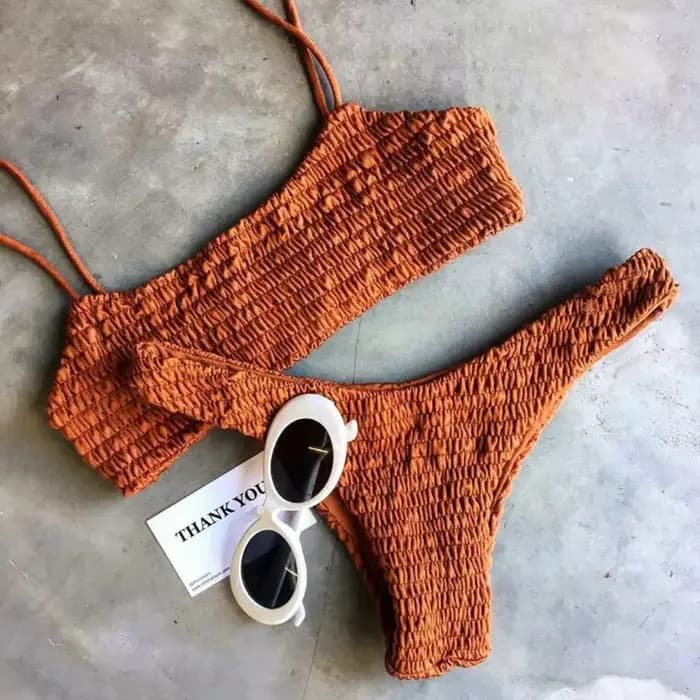 Maillot de bain sexy pour femme, soutien-gorge push-up rembourré, bikini, ensemble deux pièces, vêtements de plage, 2021