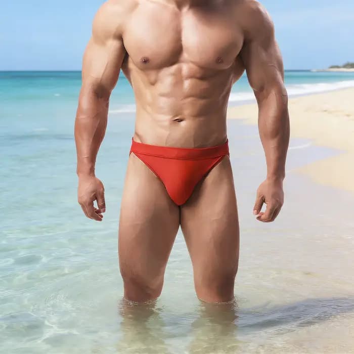 Maillot de bain sexy pour homme, slip de bain, maillot de bain d'été, short de piscine, tenue de plage, maillot de bain classique