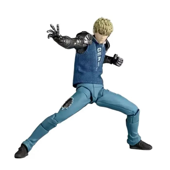 Nouvelles figurines d'action anime Ko Genos, Kaiyodo Revoltech Yamaguchi One Punch Man, figurine articulée, modèle de statue, jouets, cadeaux