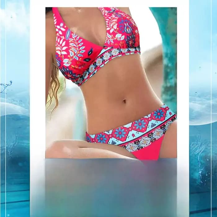 Maillot de bain deux pièces sportif à séchage rapide