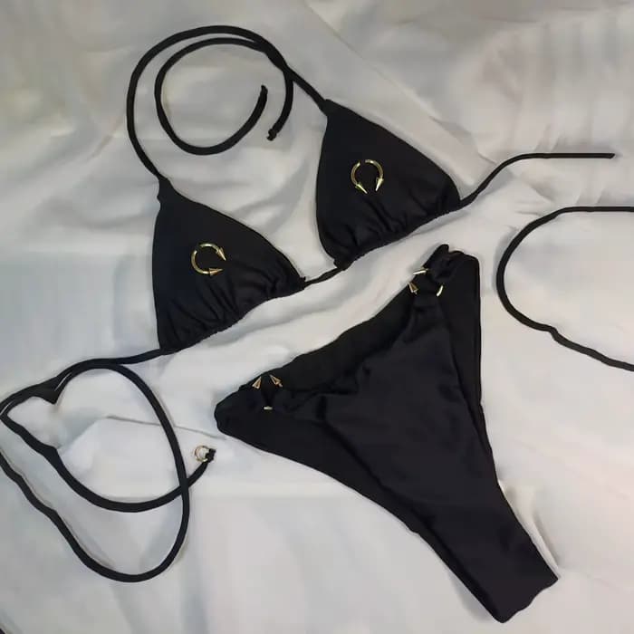Micro Bikini ensemble 2026 Bandeau Biquini femmes Sexy maillot de bain Push Up maillots de bain femme noir maillot de bain string maillot de bain maillots de bain