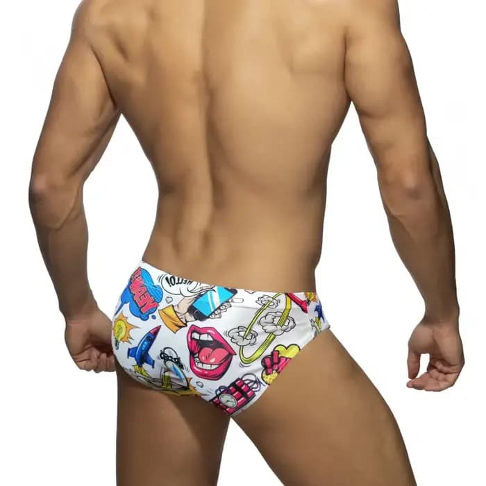 Culotte de bain pour hommes, maillot de bain Sexy, Surf, Bikini, maillot de bain, planche, short de plage, avec cordon de serrage, séchage rapide
