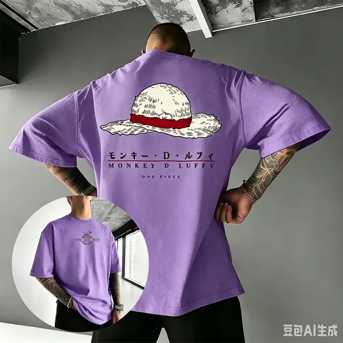 T-shirt One Piece Anime Luffy pour Hommes et Femmes, T-shirt graphique d'été, Streetwear décontracté à manches courtes, Nouvelle mode 2026, Imprimé dessin animé